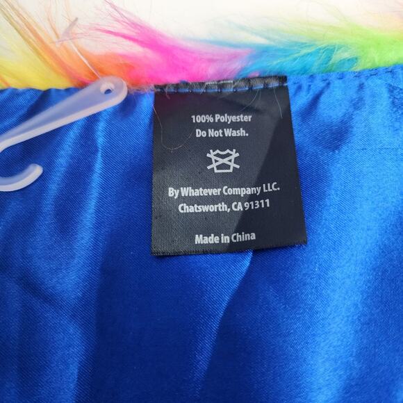 Target Pride LGBTQ+ Rainbow Faux Fur Festival Wrap Scarf & Enamel Pins NEW - Picture 5 of 6